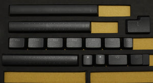 Vortex Black Backlit 126 Key OEM Profile Double Shot PBT Keycap Set MKX9GIUVH0 |36943|