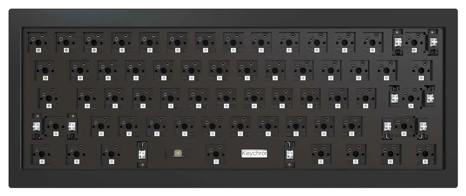 Keychron Q4 Carbon Black Aluminum Barebones 60% Mechanical Keyboard