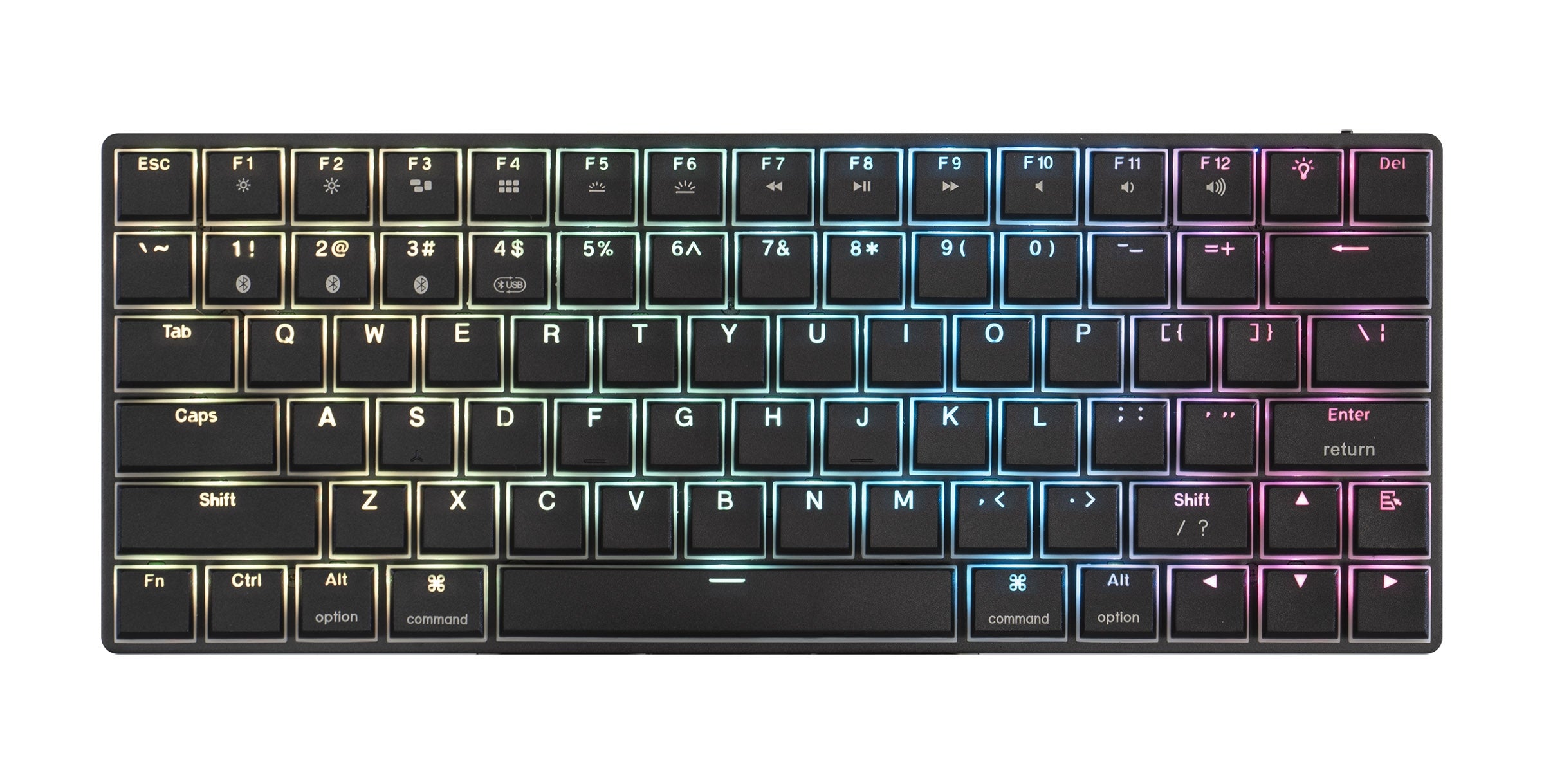 MK LowKey70 Black Aluminum Mechanical Keyboard