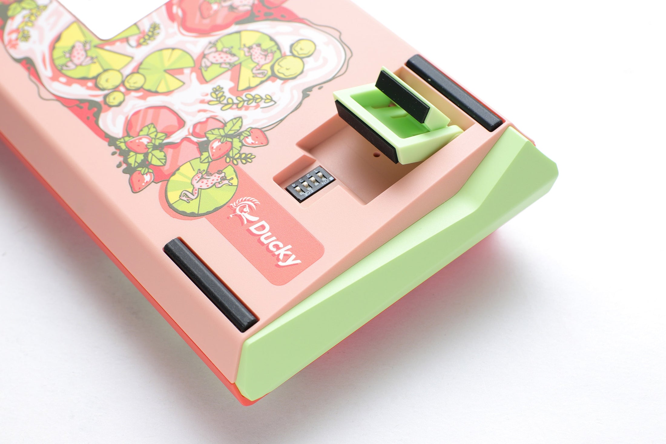 Ducky x MK Strawberry Frog One 3 Mini Hotswap 60 RGB Keyboard w/ Quac