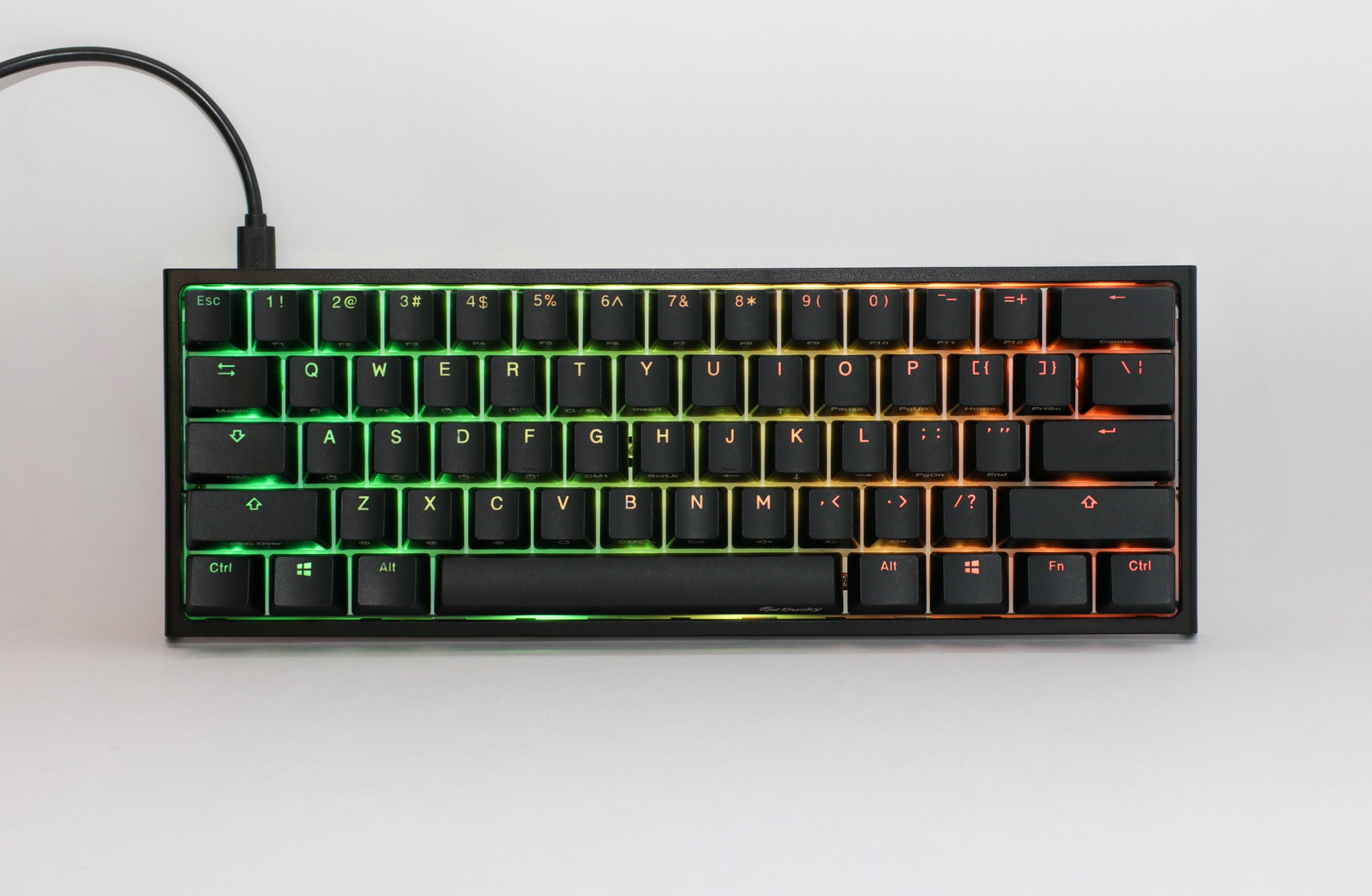 Ducky One 2 Mini Pro Classic RGB LED 60% Double Shot PBT Mechanical Keyboard