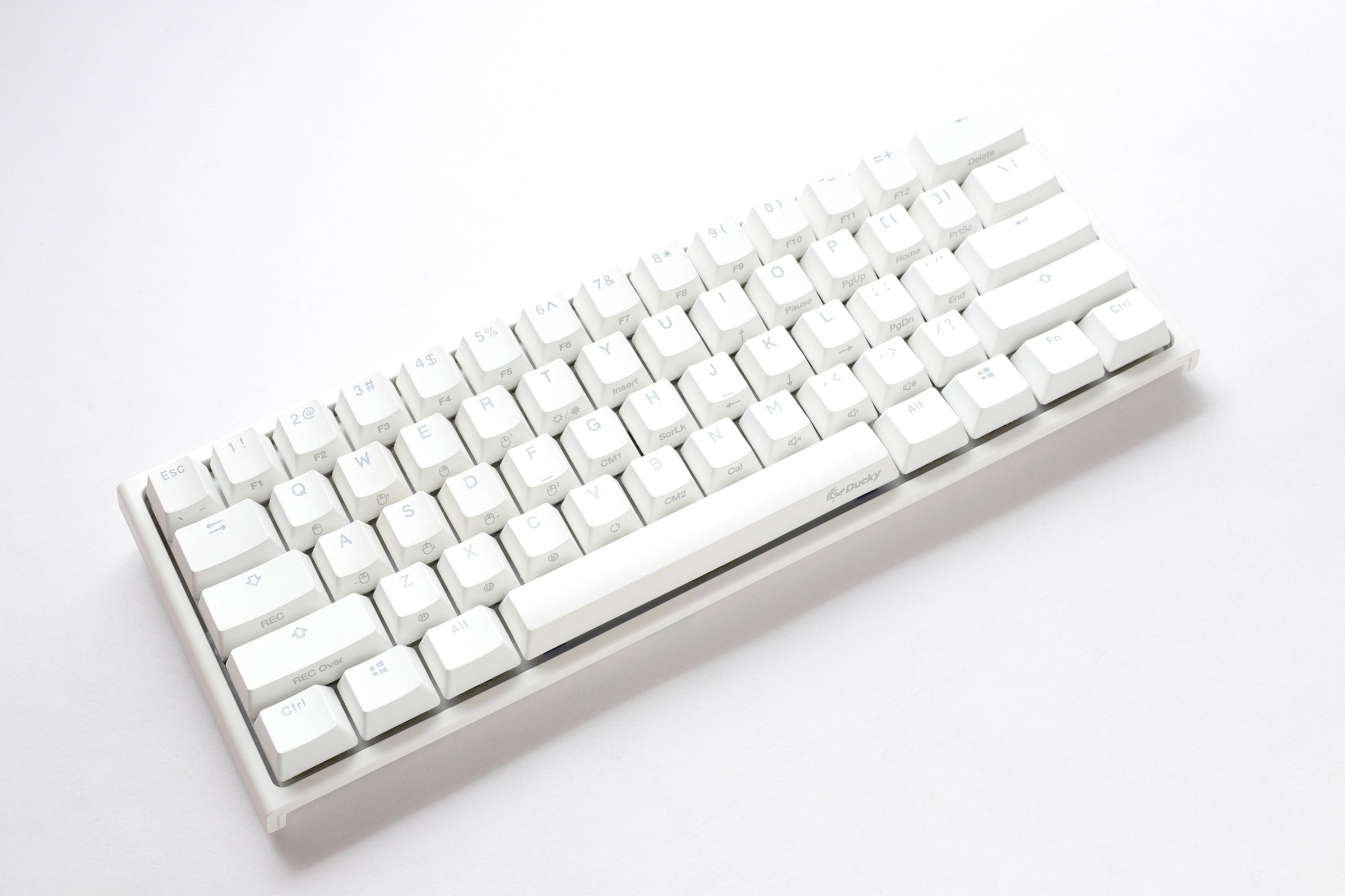 超歓迎新品Ducky One 2 mini Pure White RGB 銀軸　シルバー キーボード