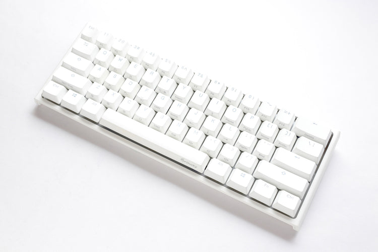 Ducky One 2 Mini Pro Pure White RGB LED 60% Double Shot PBT Mechanical Keyboard