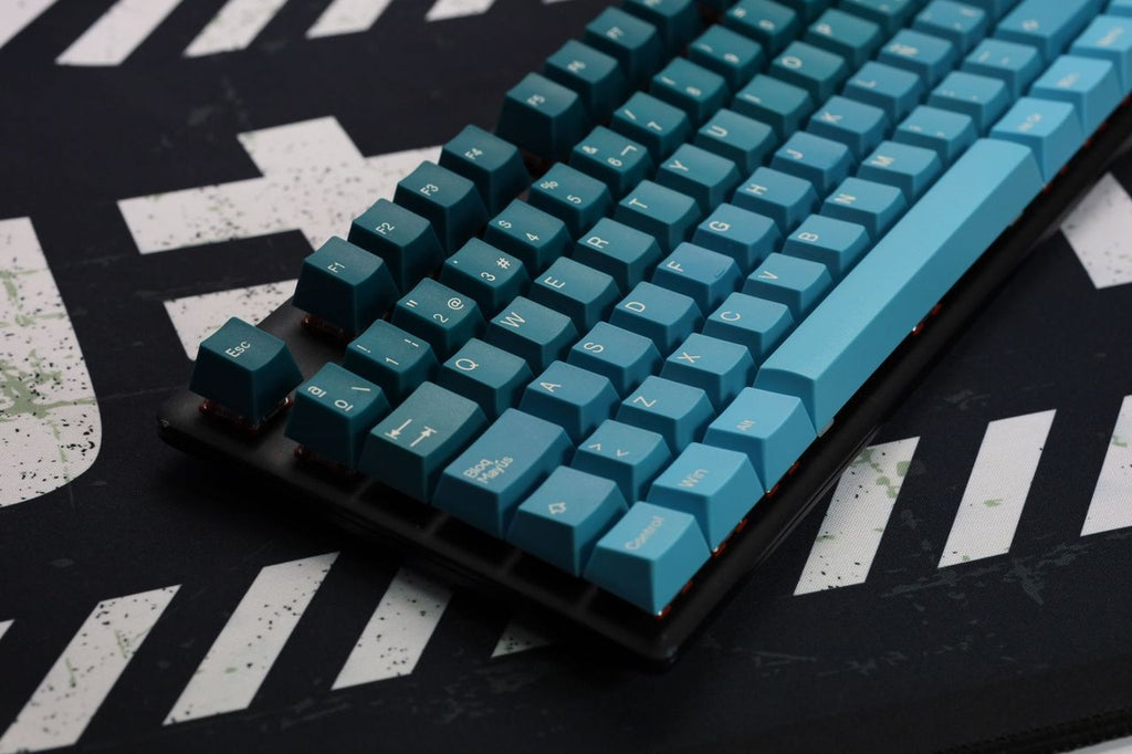 Tai-Hao Pine Green Gradient ISO Spanish 141 Key Cubic Double Shot ABS