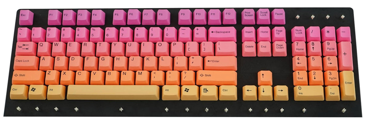 Tai-Hao Sunshine 116 Key OEM Profile Double Shot PBT Keycap Set