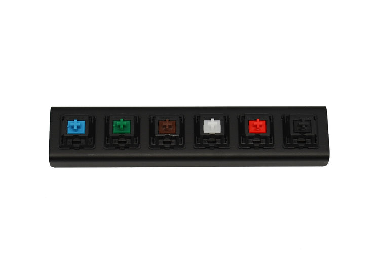 Cherry MX Mechanical 4-Key Tester strip - Testset mechanischer Tasten - Adafruit 4974 - Robotikgeschäft Cherry MX Mechanical 4-Key Tester strip - Testset mechanischer Tasten - Adafruit 4974 - Robotikgeschäft