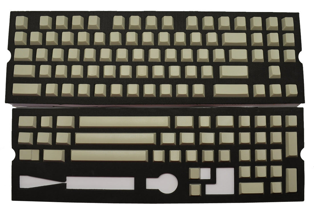 Cc120 Key Gateron Tan Blank 120 Key Gateron Profile PBT Keycap Set