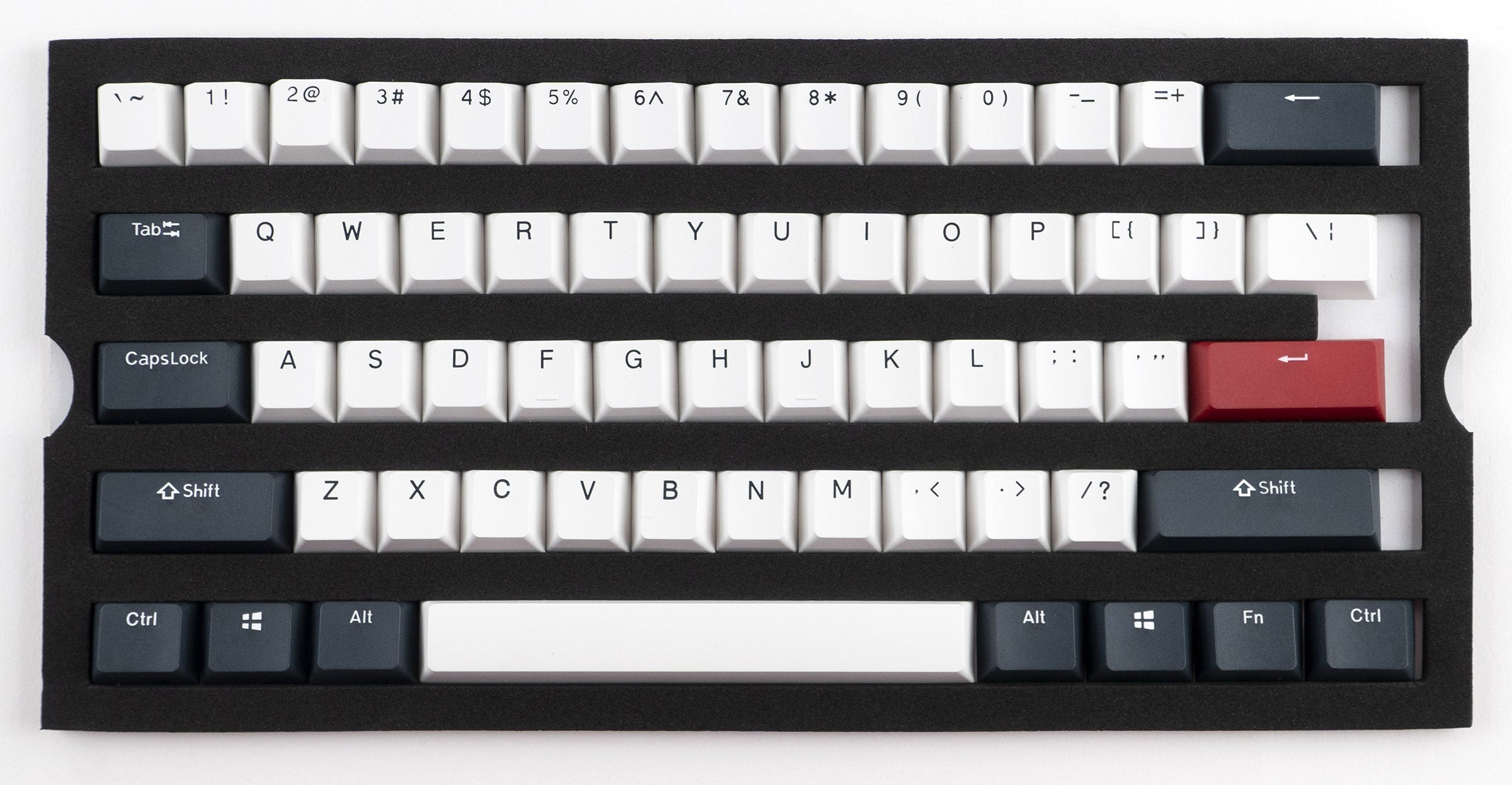 Ducky 108 Key PBT Double Shot Tuxedo Cherry Profile Keycap Set MK117185WV |34395|