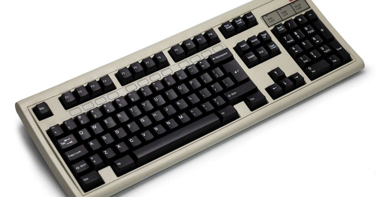 Tai-Hao Black 138 Key Cubic Profile Double Shot ABS ALPS Keycap Set