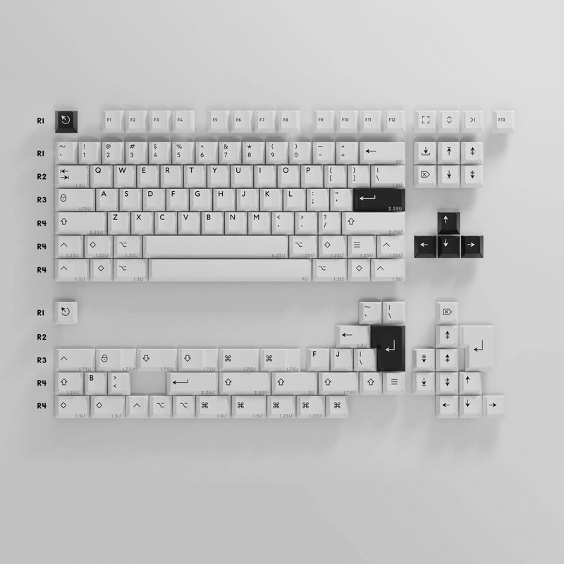 KBDFans PBTfans BOW Base Icon Kit 139 Key Cherry Profile Double Shot P