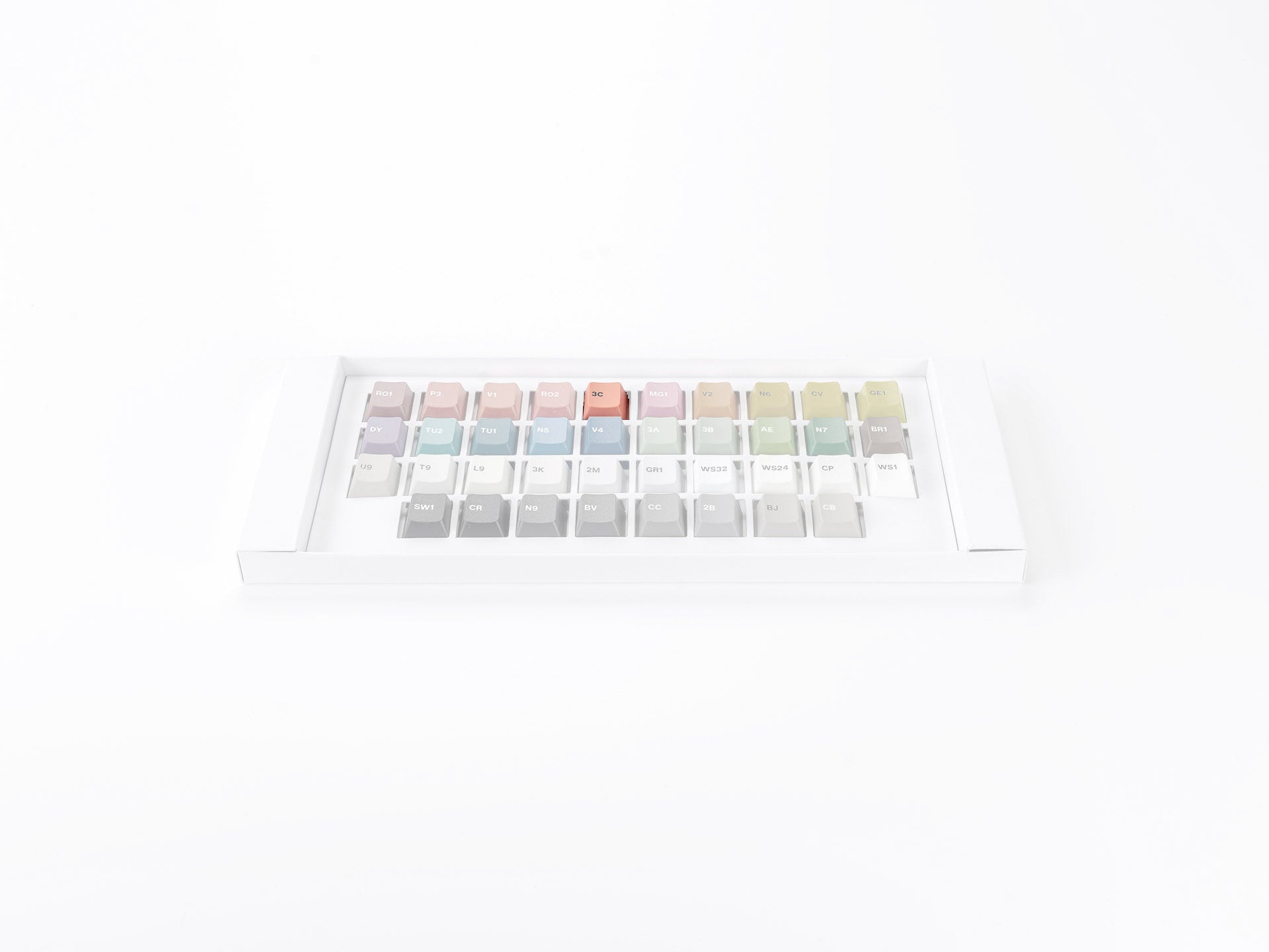 GMK Honeywell Mild Pink Accent Kit 9 Key Cherry Profile Double Shot ABS Add-On Keycap Set MKKJ7J7R2Y |76631|