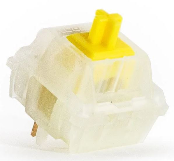 Gateron CAP V2 Milky Yellow Switches (Linear 50g)