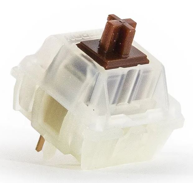 Gateron CAP V2 Milky Brown Switches (Tactile 55g)