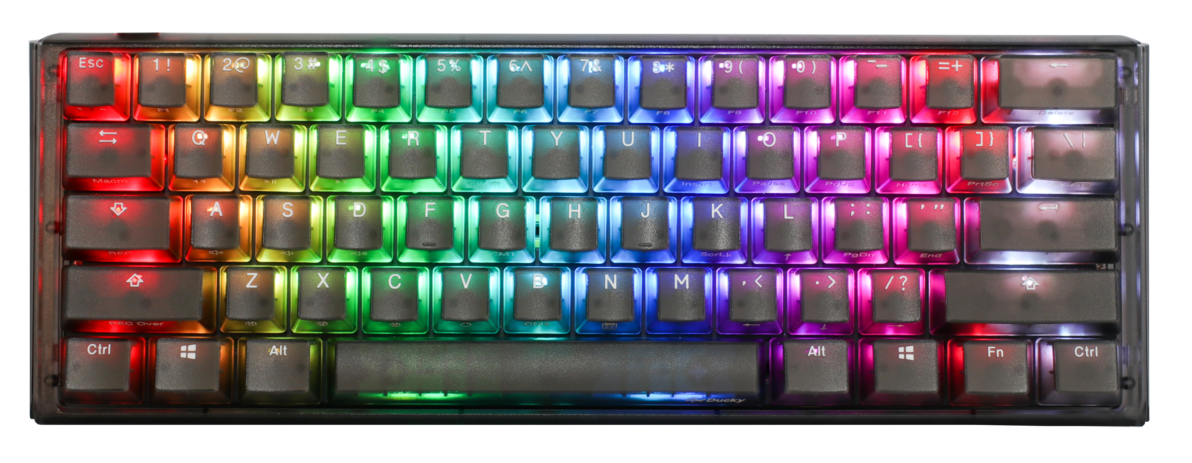 Ducky One 3 SF Aura Clear Black 65% Mechanical Keyboard