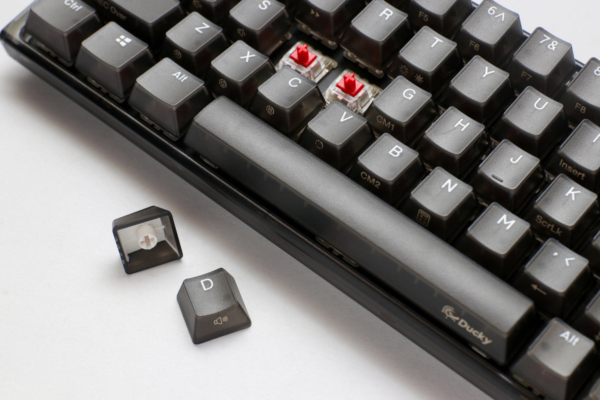 Ducky One 3 SF Aura Clear Black 65% Hotswap RGB Double Shot ABS Mechan