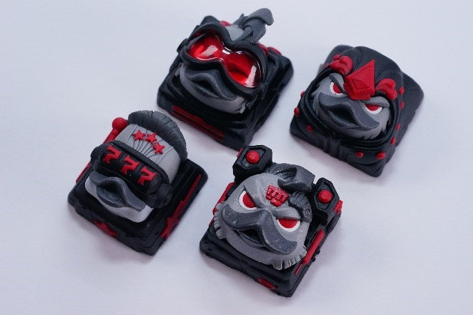 Hot Keys Project HKP x Ducky Ducky League The Bulk Dark Villain Edition Artisan Keycap MKHEF2MDZ2 |32069|