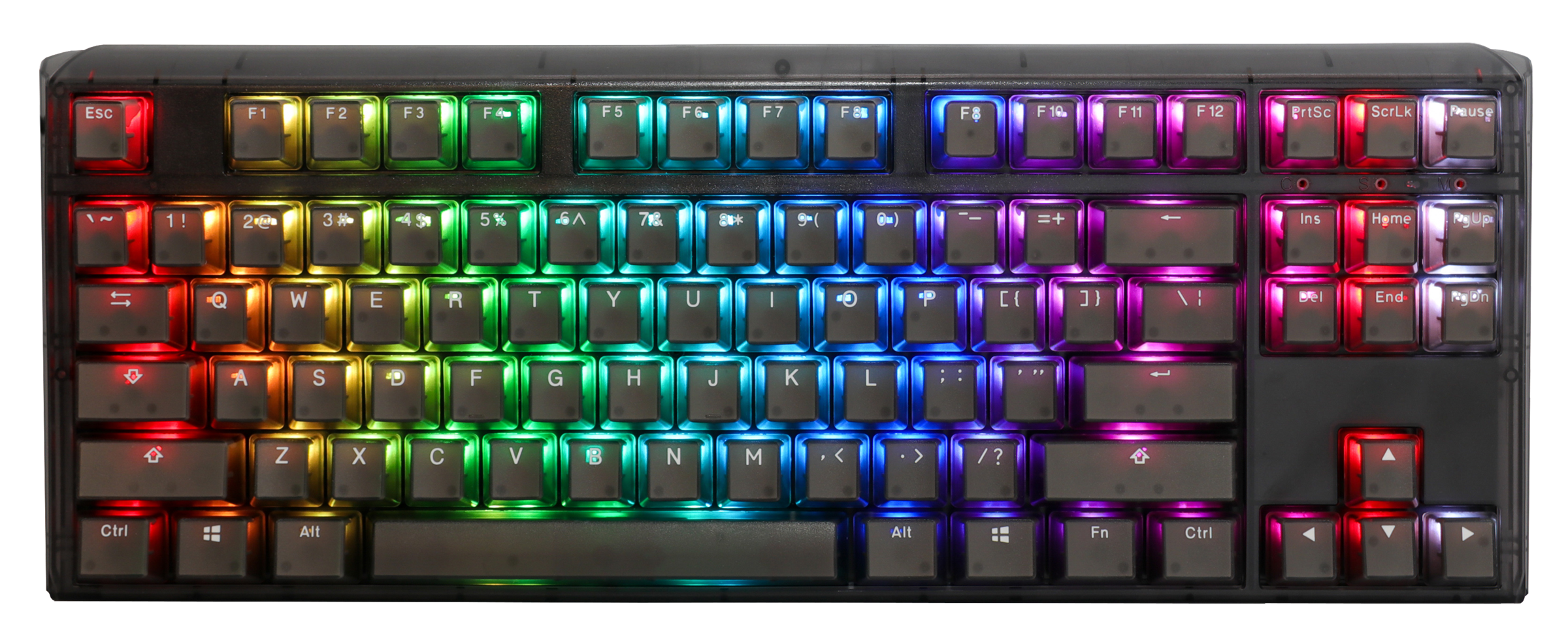 Ducky One 3 TKL Aura Clear Black Mechanical Keyboard
