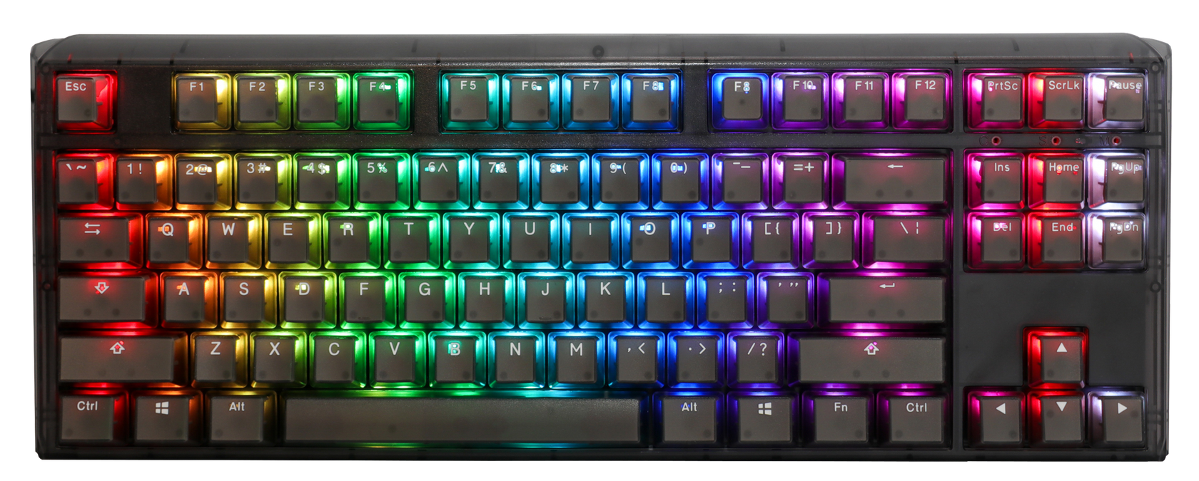 Ducky One 3 TKL Aura Clear Black Hotswap RGB Double Shot ABS Mechanica