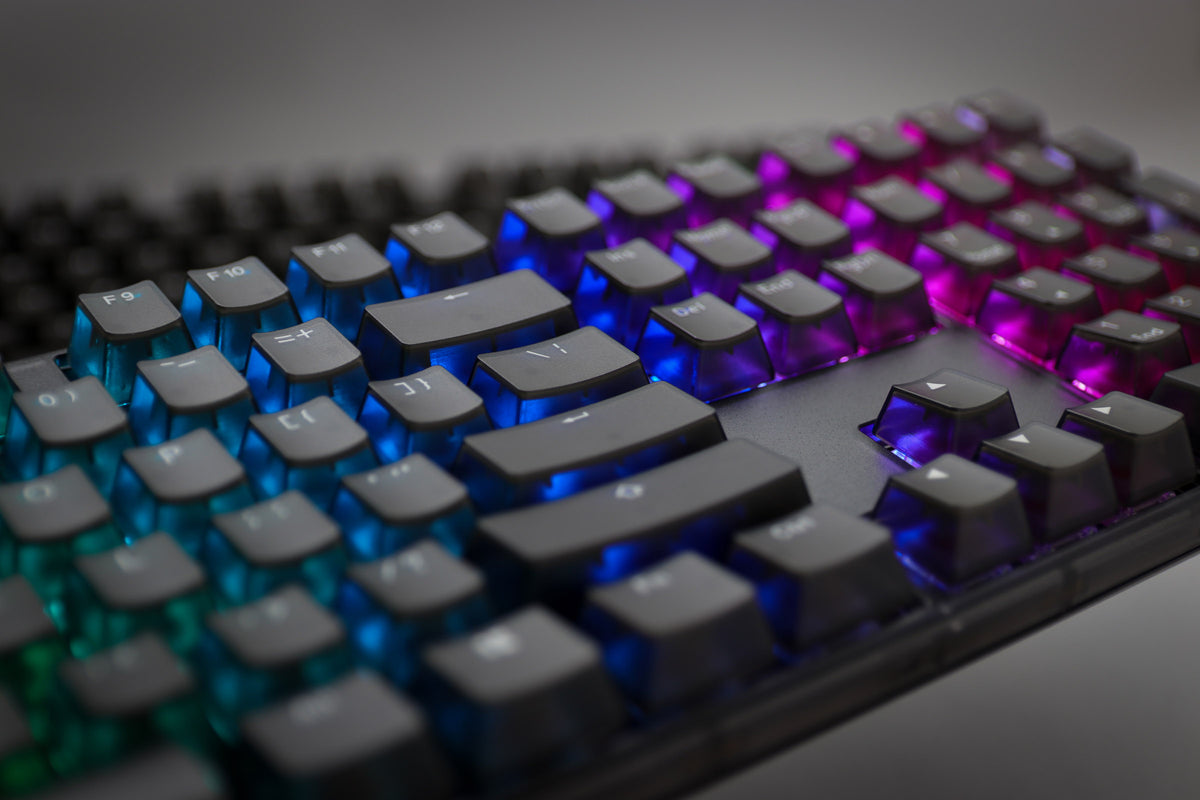 Ducky One 3 Aura Clear Black Hotswap RGB Double Shot ABS Mechanical Ke