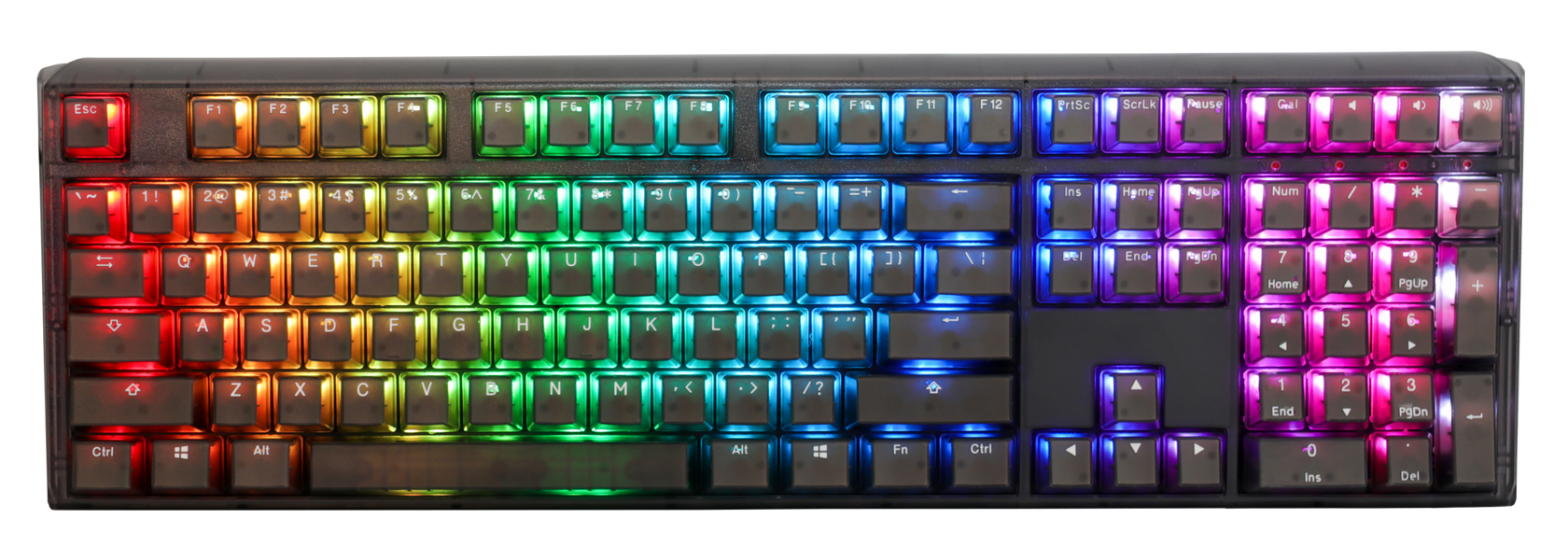 Ducky One 3 Aura Clear Black Mechanical Keyboard