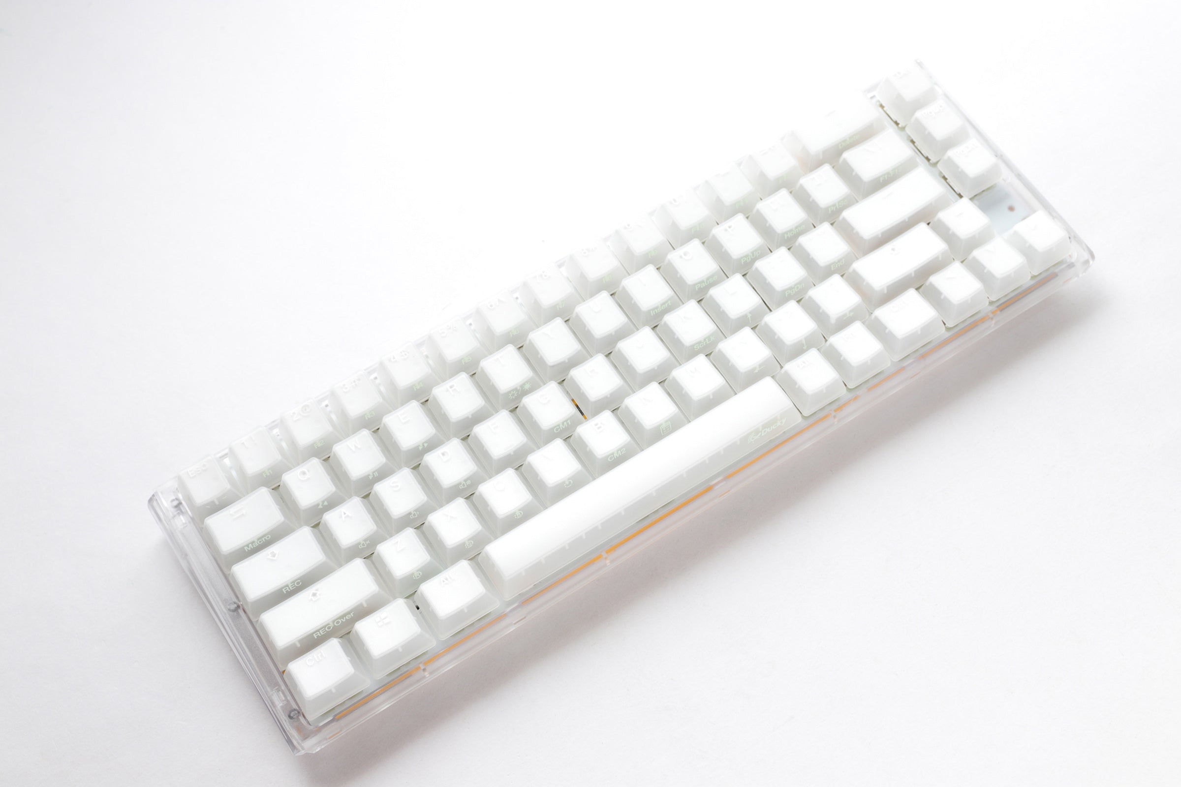 Ducky One 3 SF Aura Clear White 65% Hotswap RGB LED Double Shot ABS Me