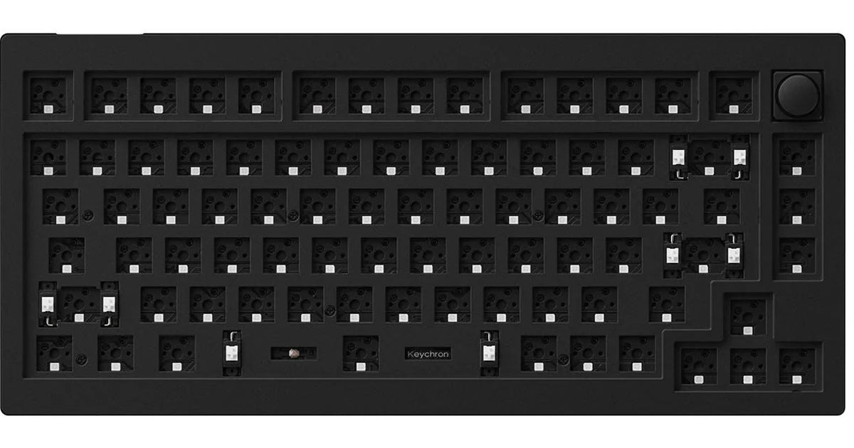 Keychron V1 w/ Knob 75% Hotswap RGB Win + Mac Mechanical Keyboard