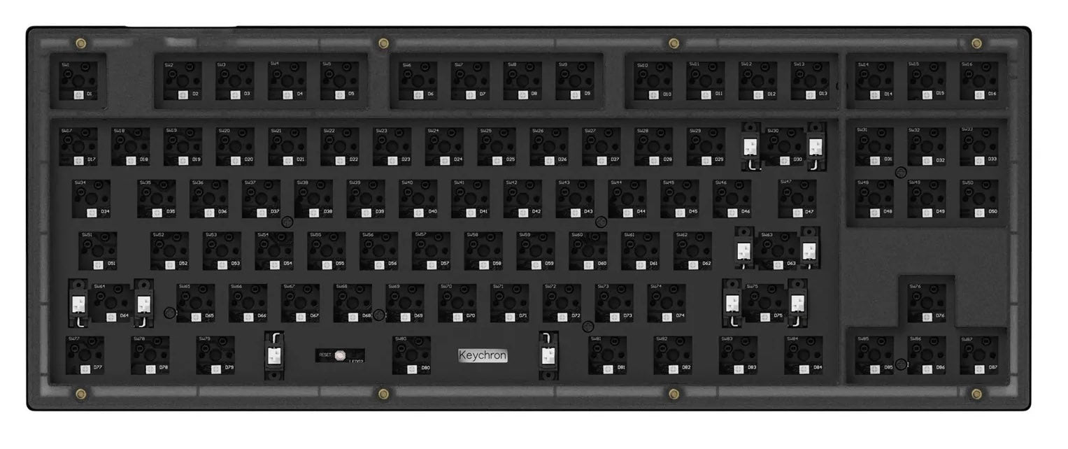 Keychron V3 Frosted Black Barebones TKL Mechanical Keyboard