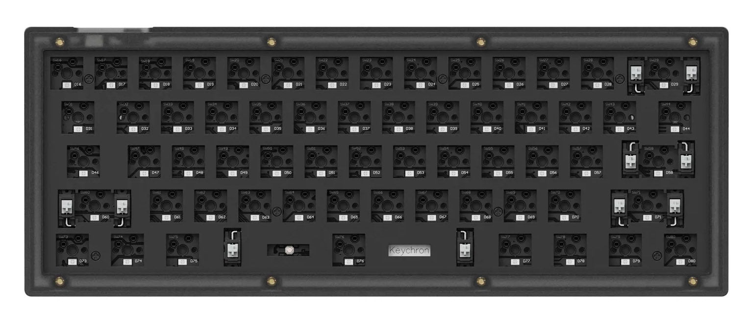 Keychron V4 Frosted Black Barebones 60% Mechanical Keyboard