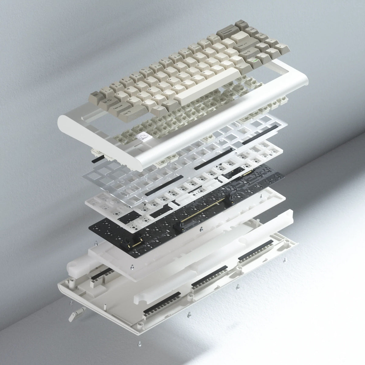 Vortex PC66 66-Key Beige 65% Hotswap Wireless Mechanical Keyboard