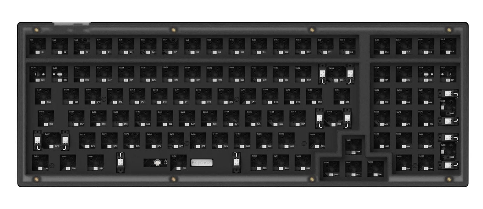 Keychron V5 Frosted Black Barebones Mechanical Keyboard