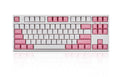 Leopold FC750RBT White/Pink TKL Bluetooth PD Double Shot PBT Mechanical Keyboard