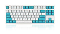 Leopold FC750RBT White/Mint TKL Bluetooth PD Double Shot PBT Mechanical Keyboard