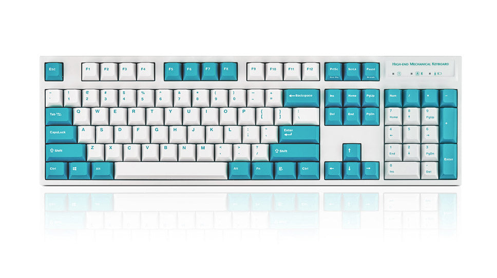 Leopold FC900RBT White/Mint Mechanical Keyboard