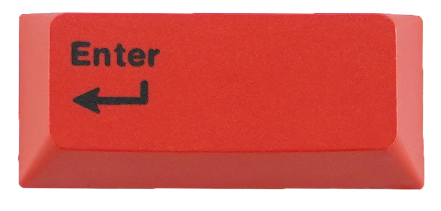 Leopold Red Enter Cherry Profile Dye Sub PBT Keycap