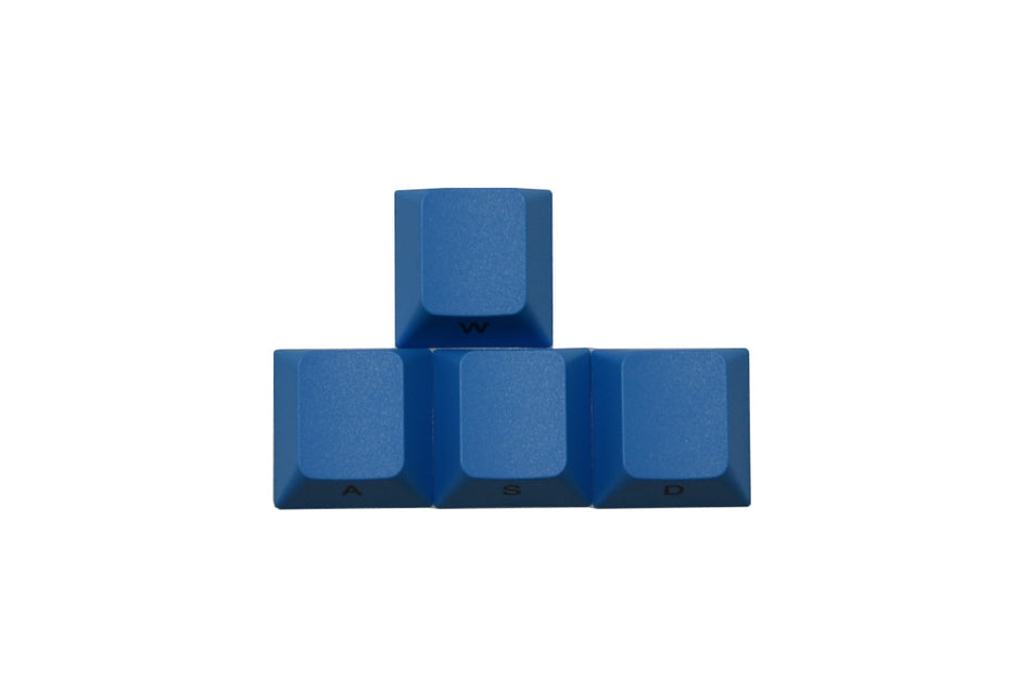 Leopold Blue WASD Front Side Print 4 Key Cherry Profile PBT Keycap Set