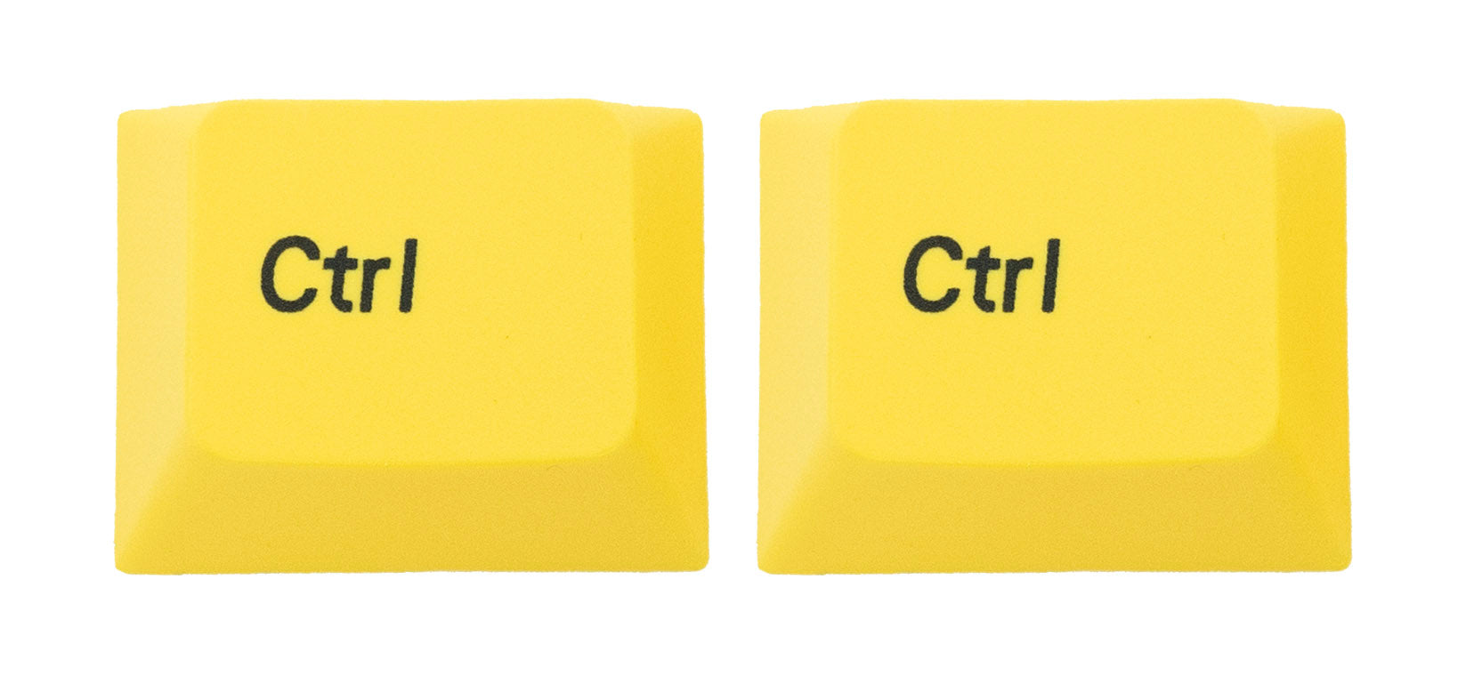 Leopold Yellow Control 2 Key Cherry Profile Dye Sub PBT Keycaps