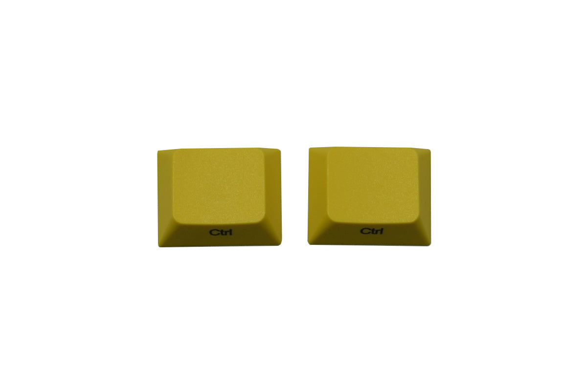 Leopold Yellow Control Front Side Print 2 Key Cherry Profile Dye Sub P
