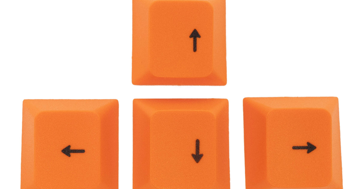 Leopold Orange Arrows 4 Key Cherry Profile Dye Sub PBT Keycap Set