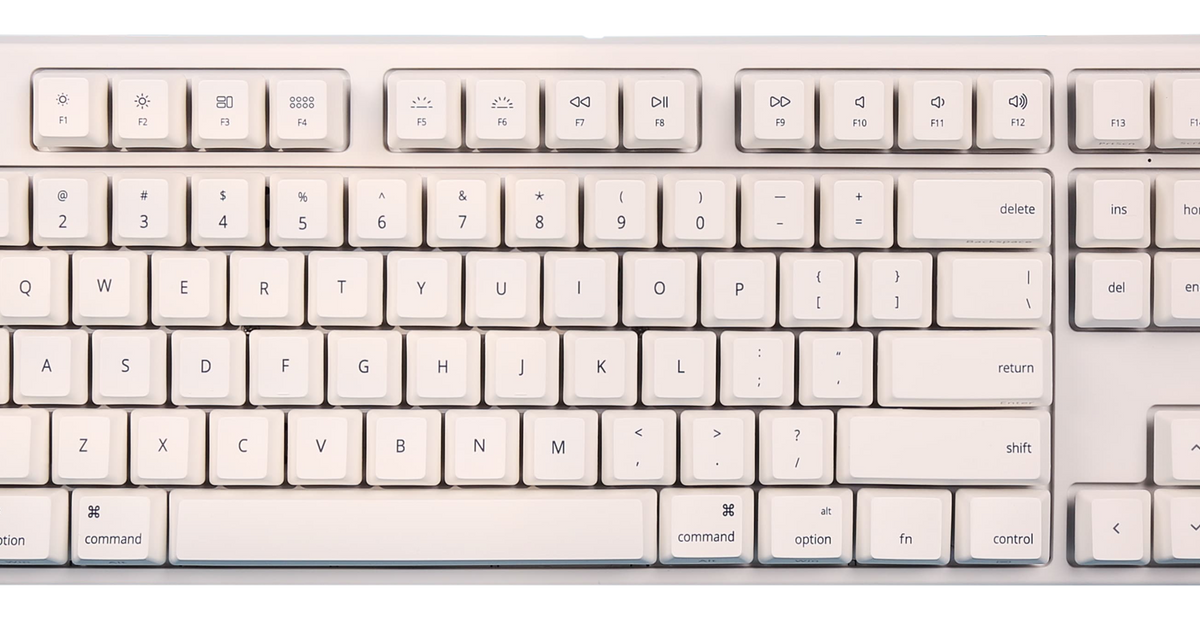 Varmilo VA Series V2 Mac White LED TKL Dye Sub PBT Mechanical Keyboard