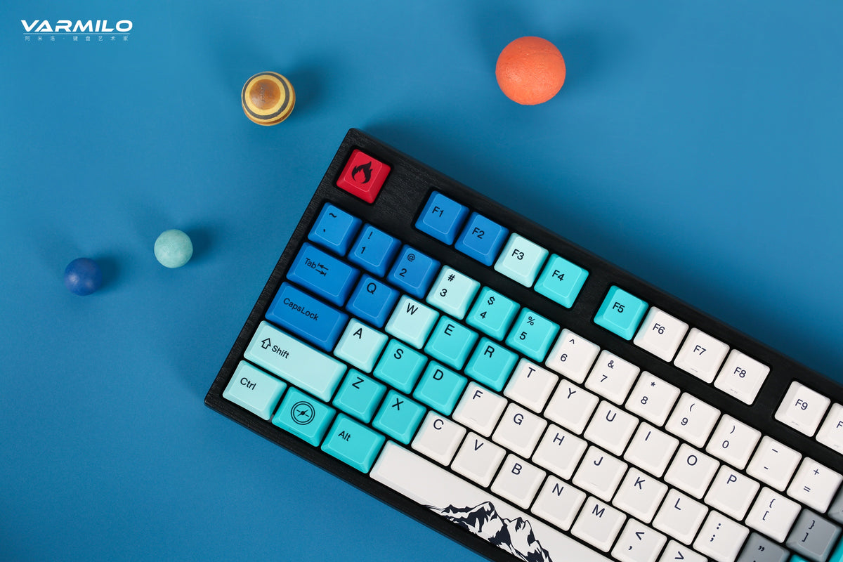 Varmilo VA Series V2 Summit R1 White LED Dye Sub PBT Mechanical Keyboa