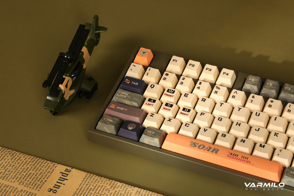 Soar Led Keyboard Varmilo MA Series V2 Warrior Soar White LED TKL EC Mechanical Keyboard