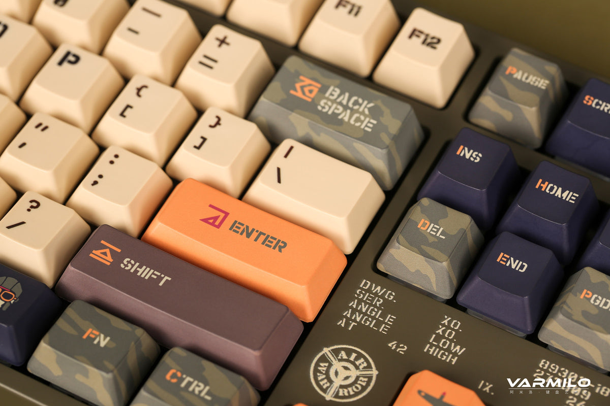 Soar Led Keyboard Varmilo MA Series V2 Warrior Soar White LED Dye Sub PBT EC Mechanical