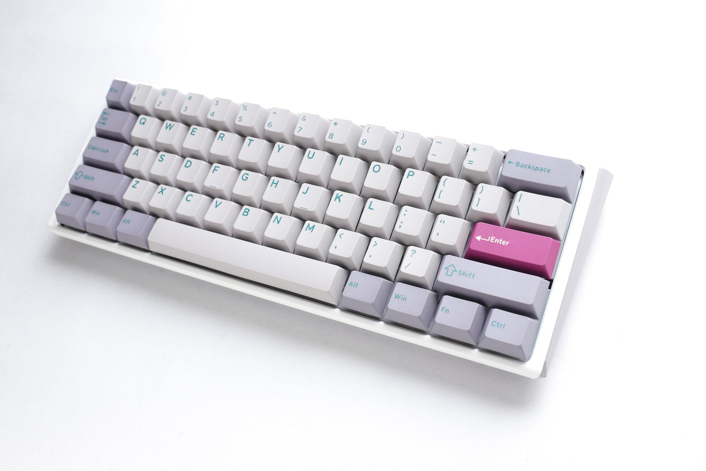 Ducky One 3 Mini Mist Grey 60% Hotswap RGB Double Shot PBT Mechanical  Keyboard