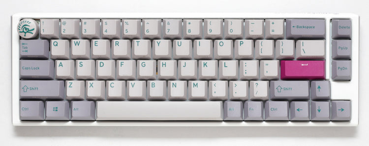 Ducky One 3 SF Mist Grey 65% Hotswap RGB Double Shot PBT QUACK Mechani