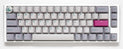 Ducky One 3 SF Mist Grey 65% Hotswap RGB Double Shot PBT QUACK Mechanical Keyboard