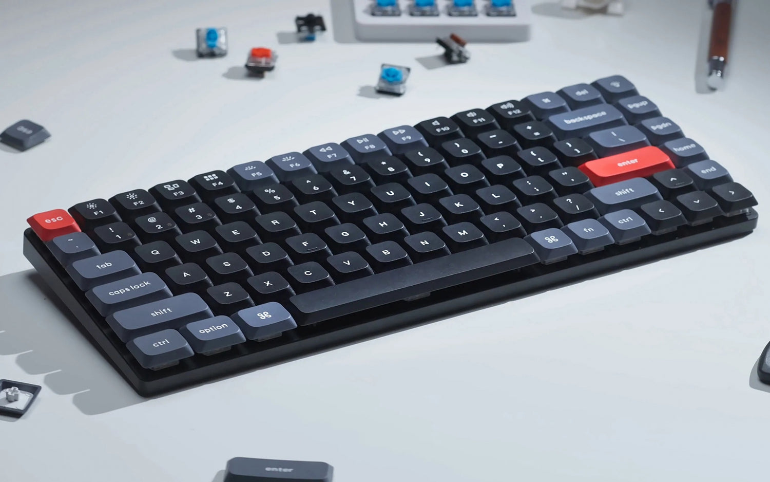 Keychron K3 Pro 75% Hotswap Bluetooth RGB Double Shot PBT Win + Mac Me