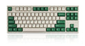 Leopold FC750RBT White/Green PD TKL Bluetooth Double Shot PBT Mechanical Keyboard