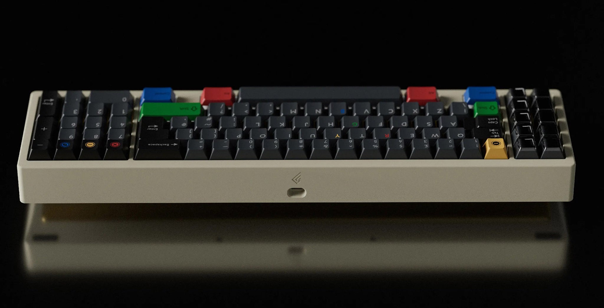 KBDFans PBTFans Retro Dark Lights RGBY Kit 31 Key Cherry Profile Doubl