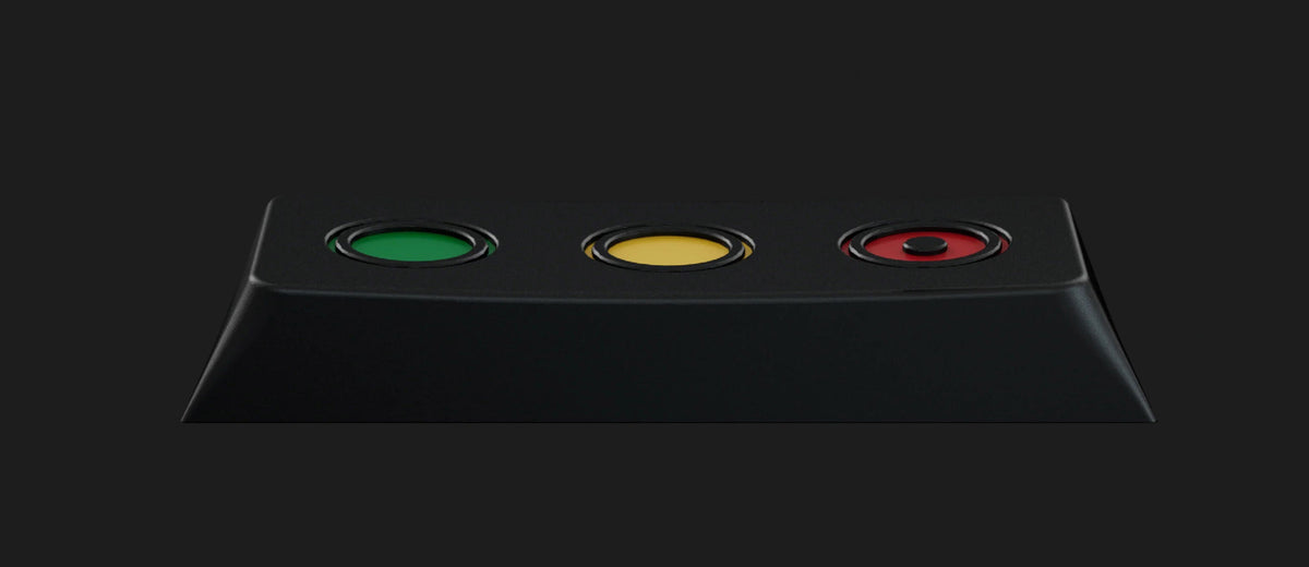 KBDFans PBTFans Retro Dark Lights Enter Key Cherry Profile Double Shot