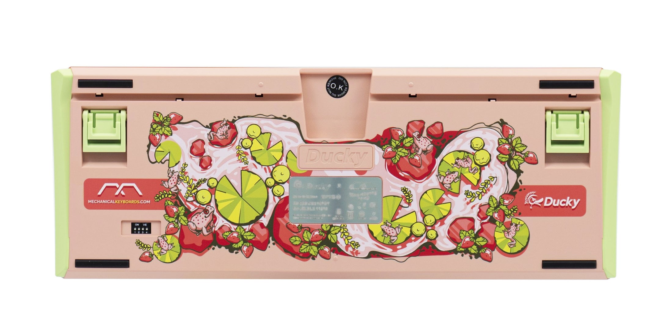 Ducky x MK Strawberry Frog One 3 TKL Hotswap RGB Keyboard w/ Quack Mec